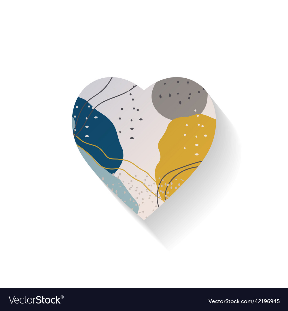 Abstract hand-drawn pattern in the shape vector image Abstract hand-drawn pattern in the shape