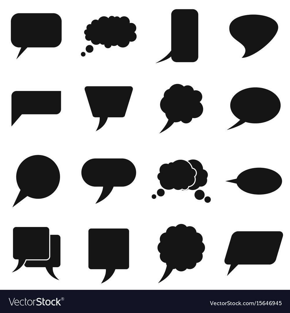 Cloud Speech Bubbles