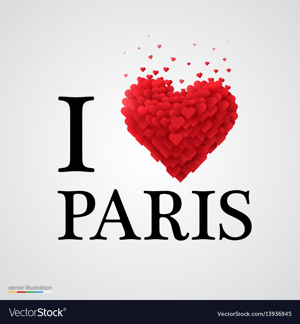 Heart Paris Sign