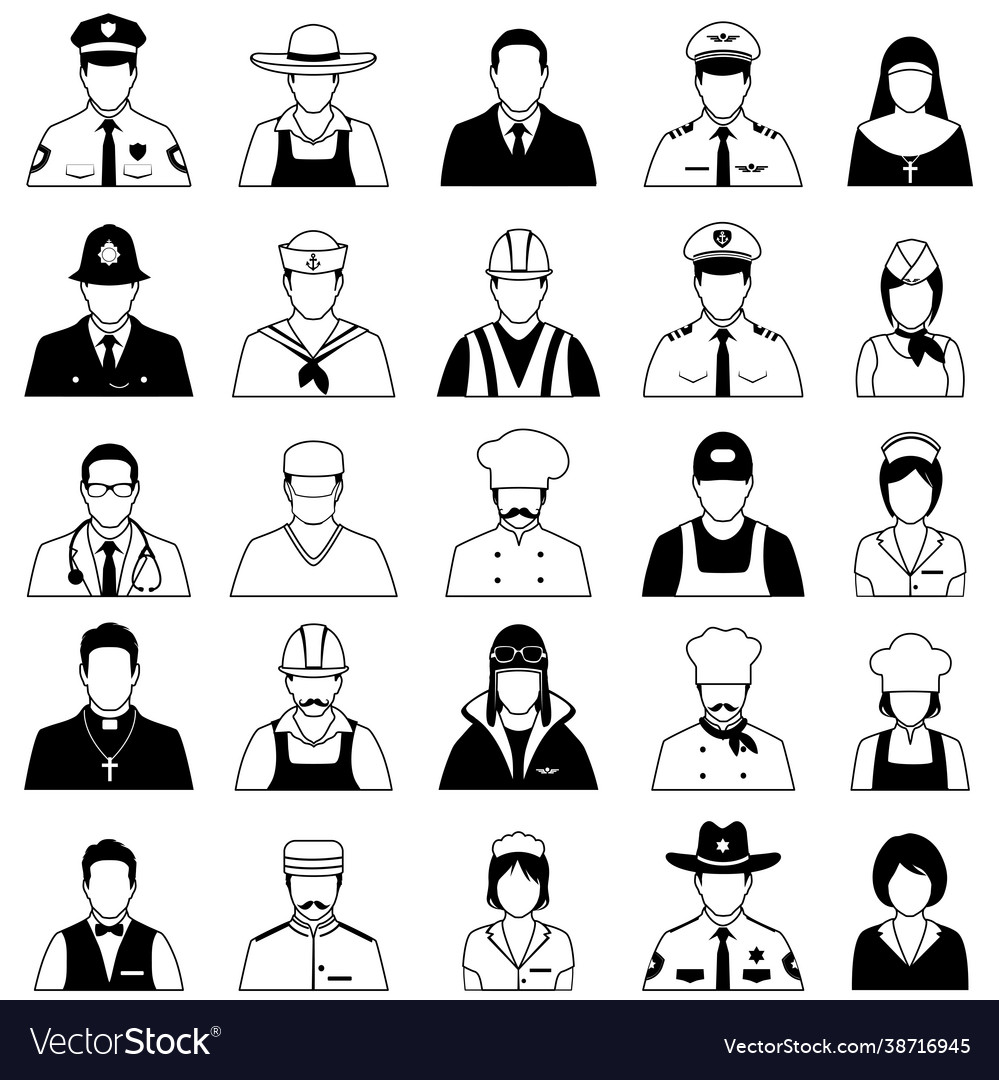 Icon Arbeiterberuf vector image Icon Arbeiterberuf