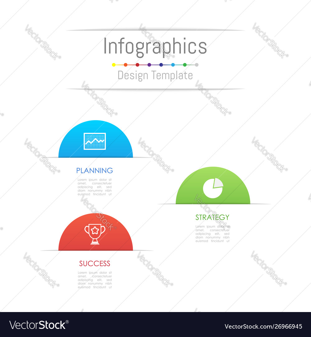 Infographic design elements for your business Vector Image Infographic design elements for your business