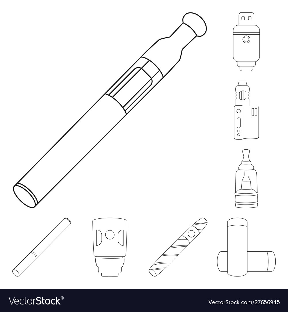 Isolated object nicotine and filter symbol