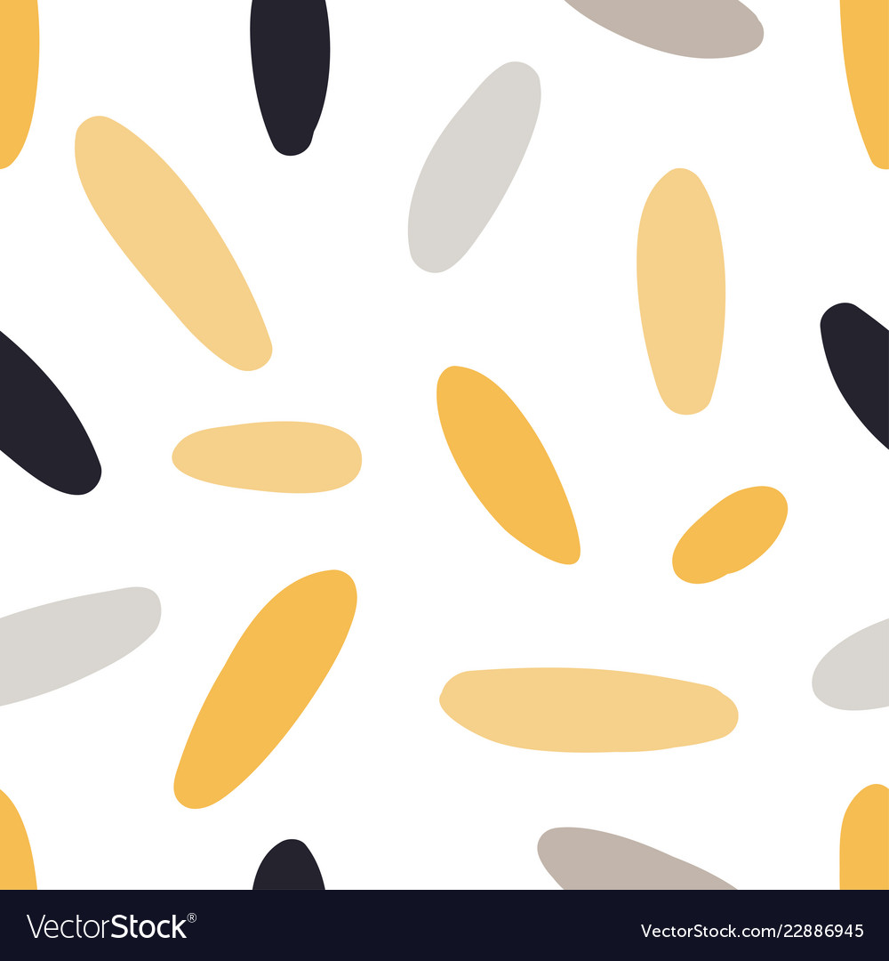 Modern seamless pattern with abstract shapes