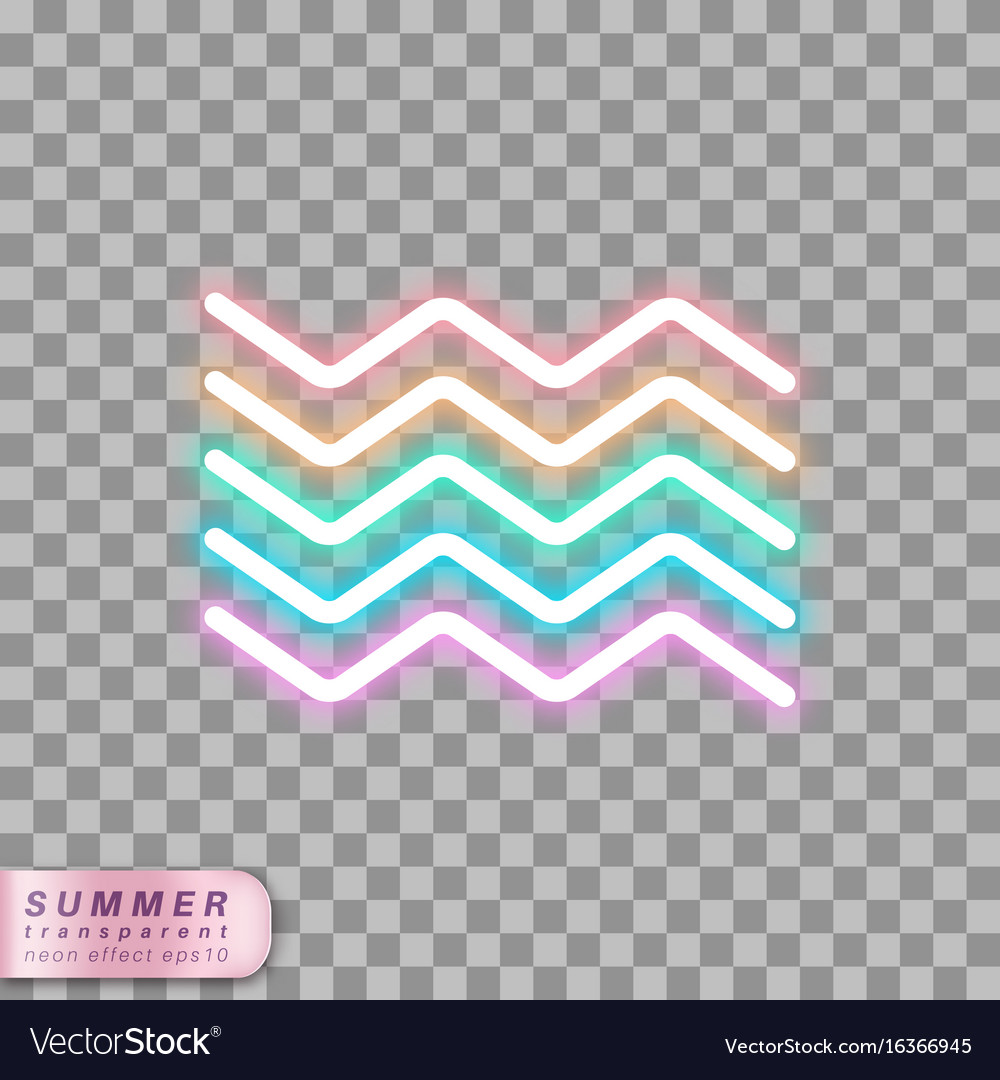 Neon Wave Symbol