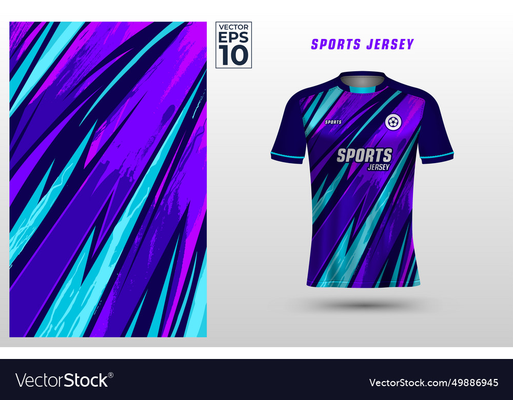 T-shirt sport design template for soccer jersey Vector Image