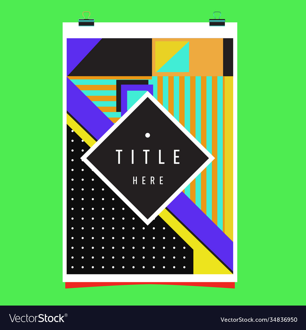 Abstract colorful geometric pattern background