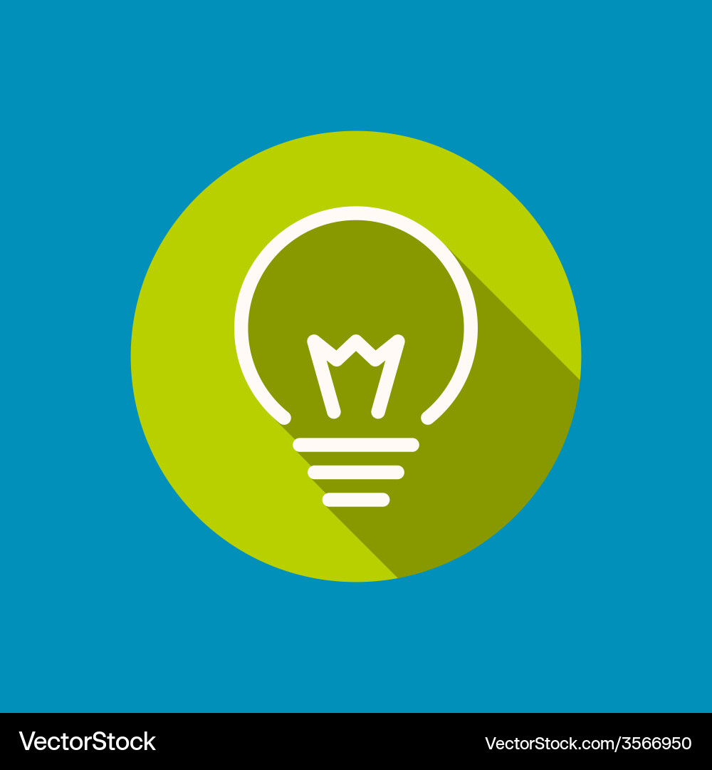Bulb light idea Royalty Free Vector Image - VectorStock