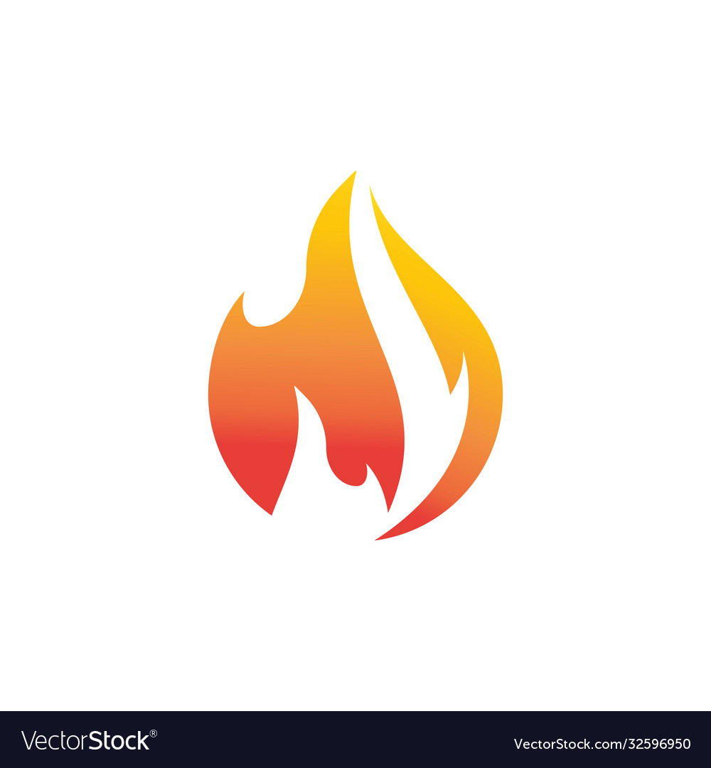 Fire flame logo Royalty Free Vector Image - VectorStock