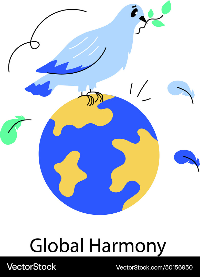 Global harmony Royalty Free Vector Image - VectorStock