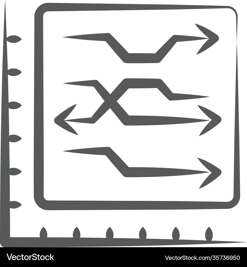Horizontal chart Royalty Free Vector Image - VectorStock