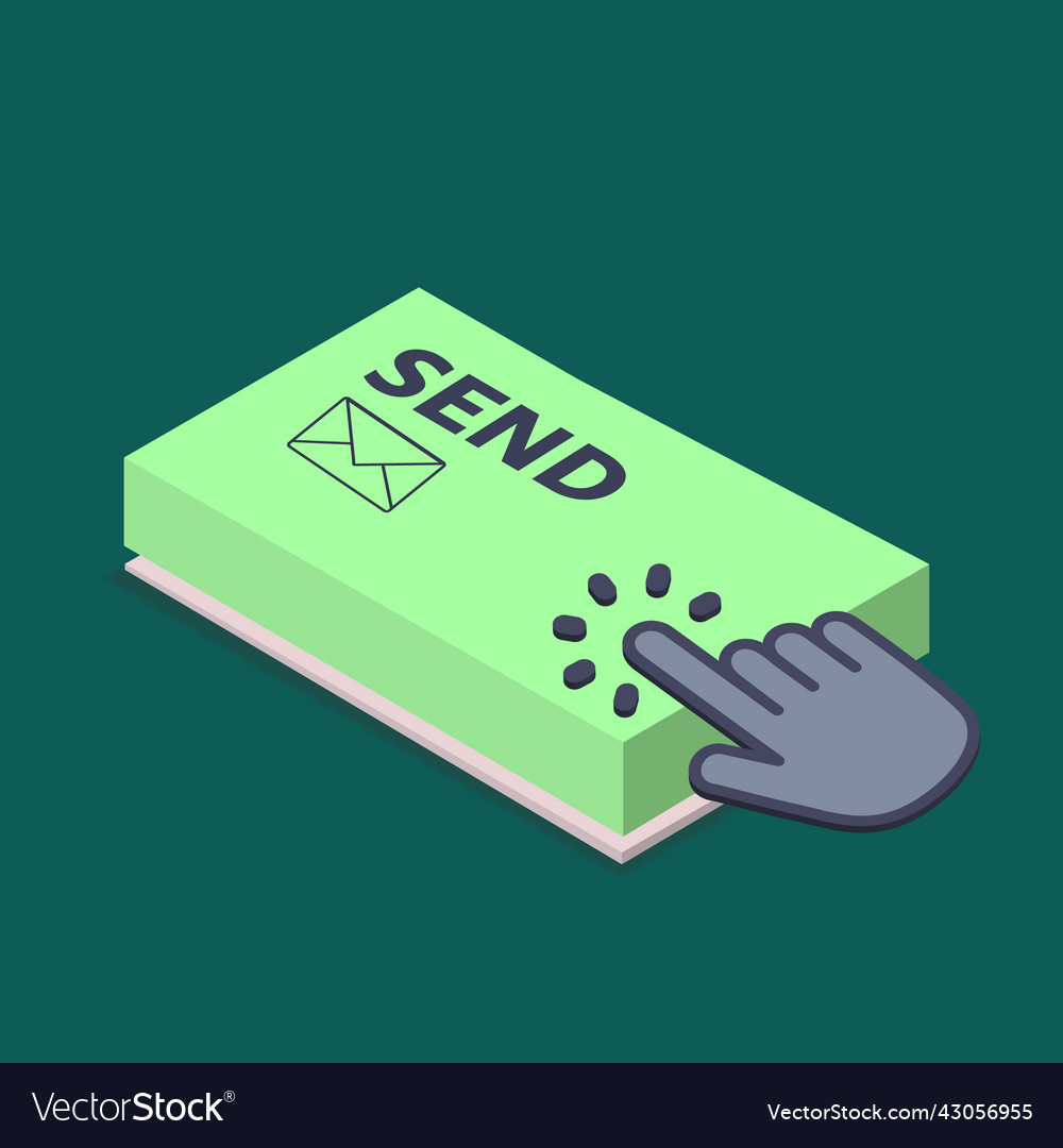 3d Tastaturtasten senden klicken Sie auf Laptop vector image 3d Tastaturtasten senden klicken Sie auf Laptop