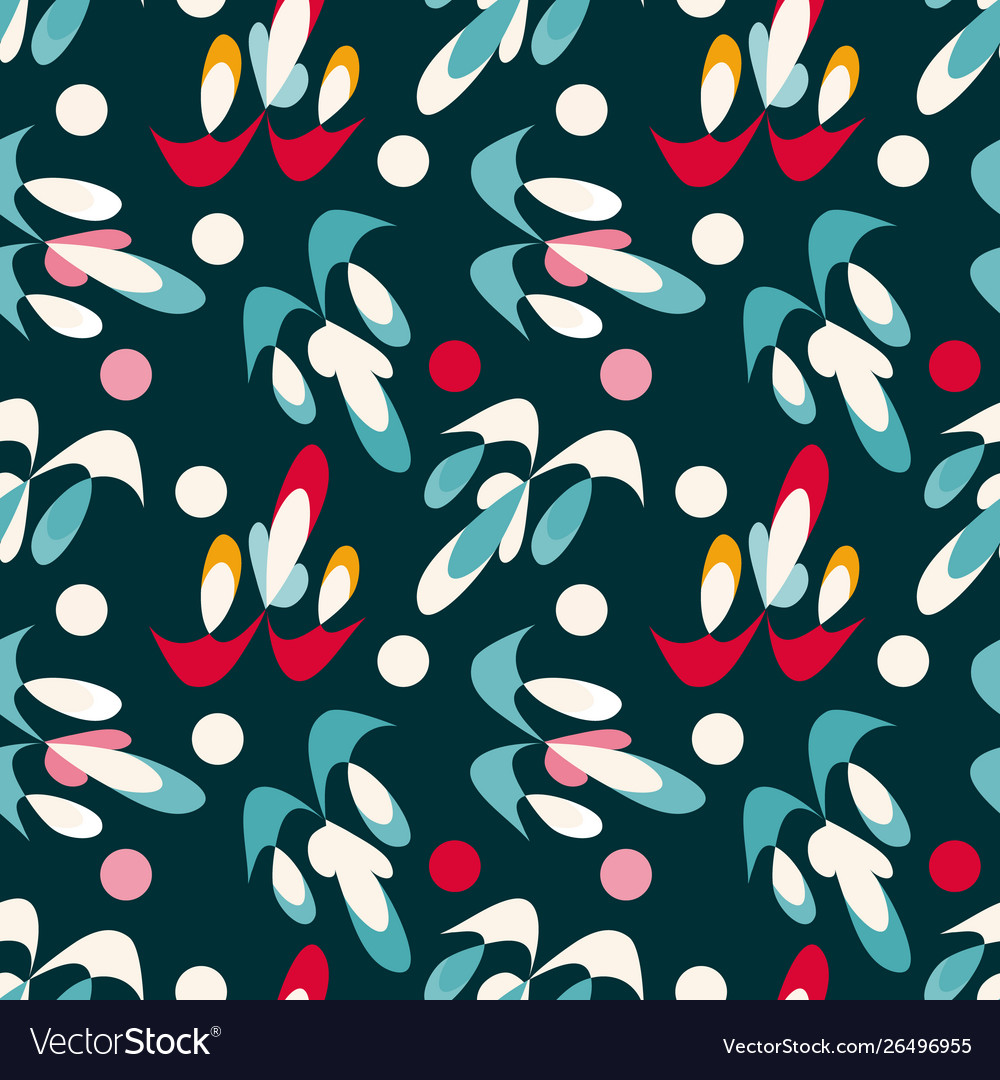 Abstract seamless color pattern