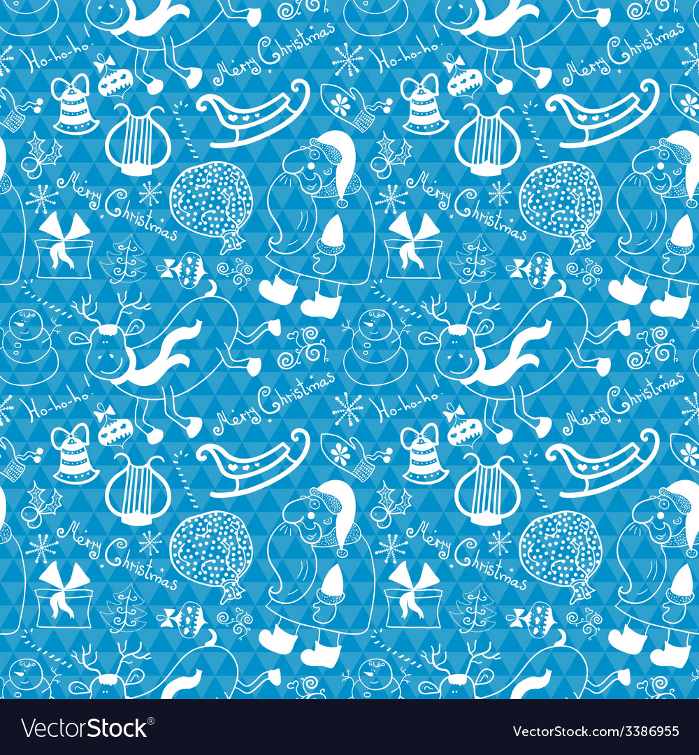 Christmas seamless pattern