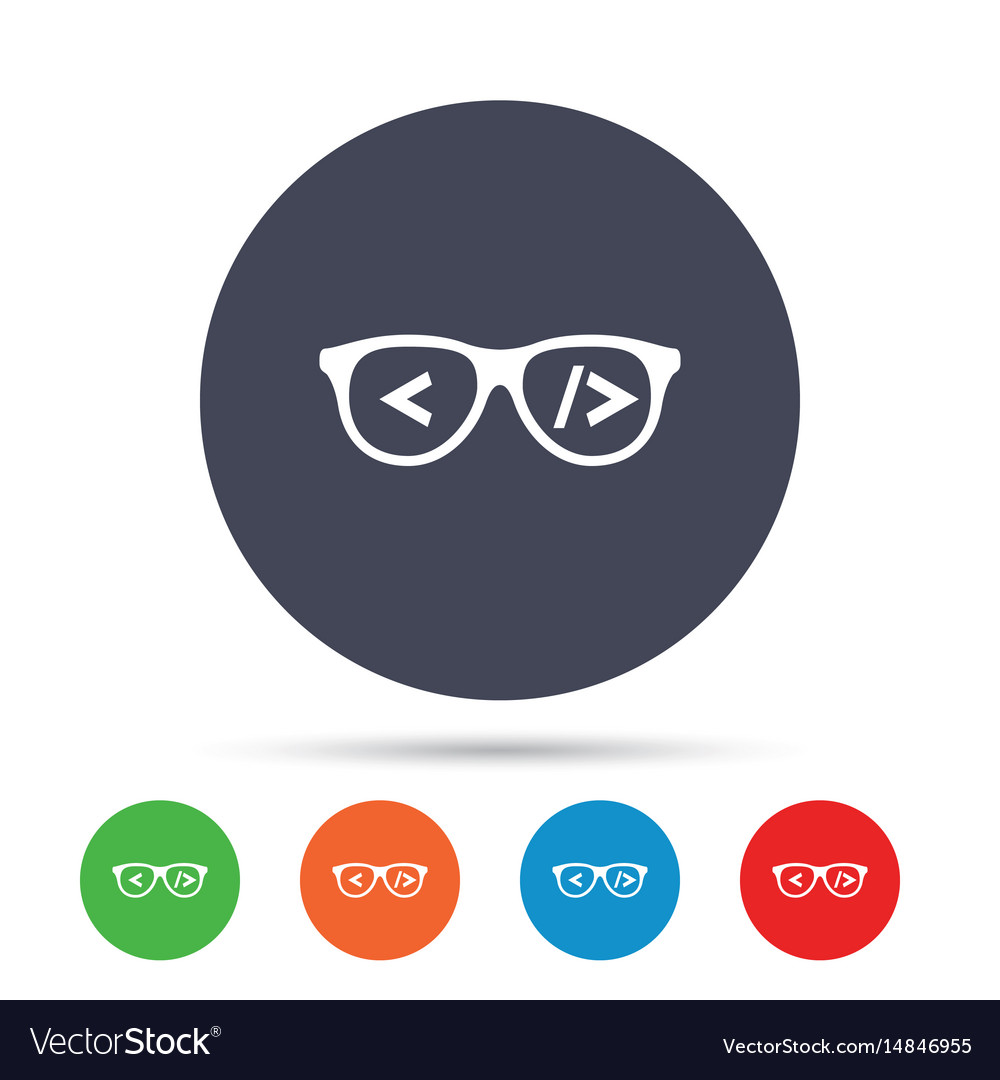 Coder sign icon programmer symbol