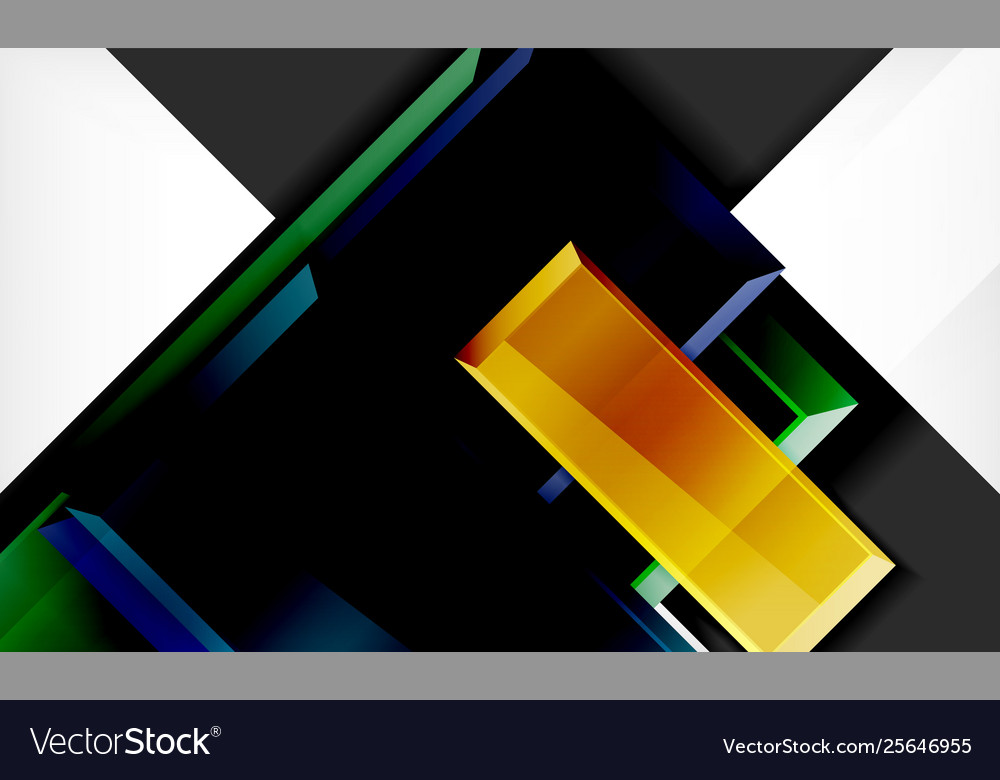 Colorful square and rectangle blocks background Vector Image Colorful square and rectangle blocks background
