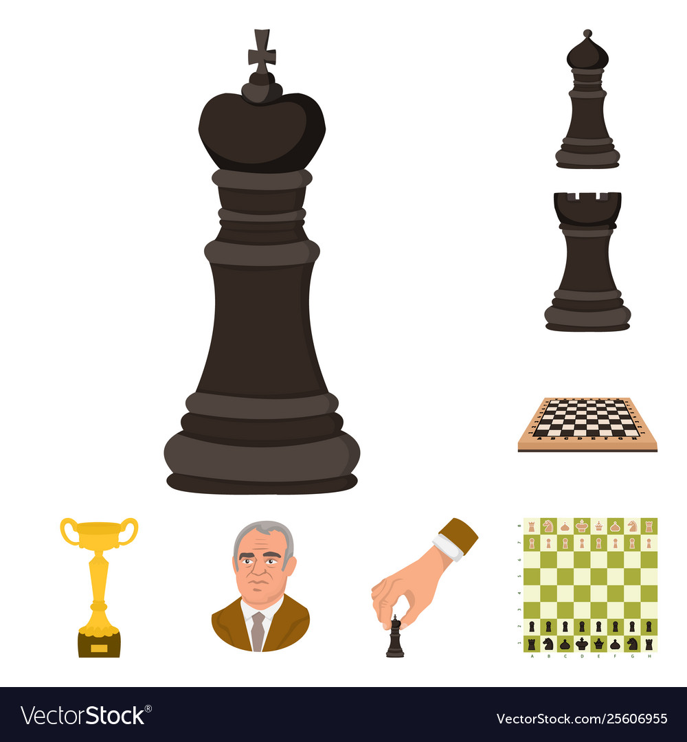 Design chess and game symbol collection
