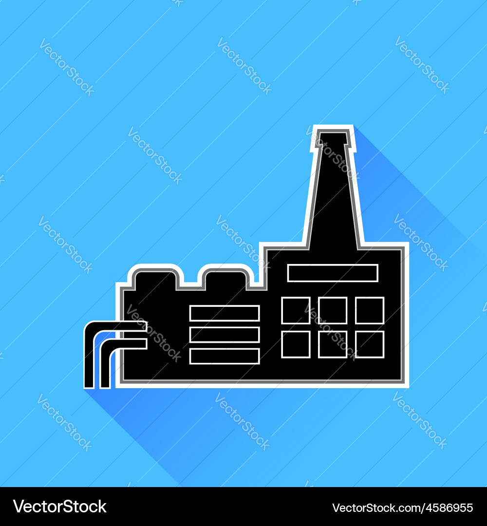 Factory icon Royalty Free Vector Image - VectorStock