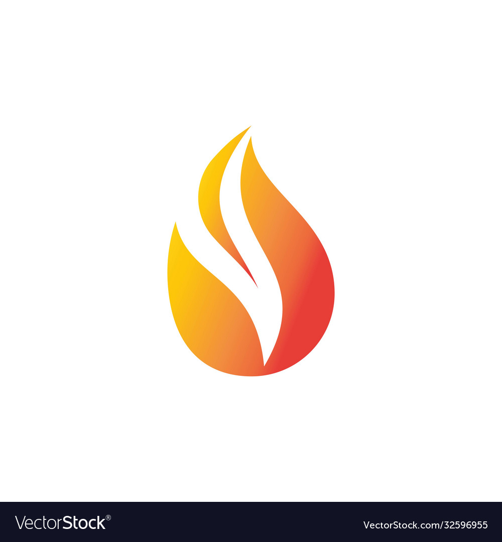 Fire flame logo Royalty Free Vector Image - VectorStock