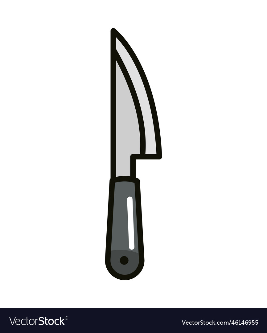 Knife icon isolated