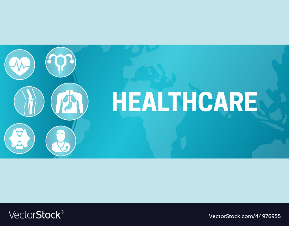 Modern healthcare banner background