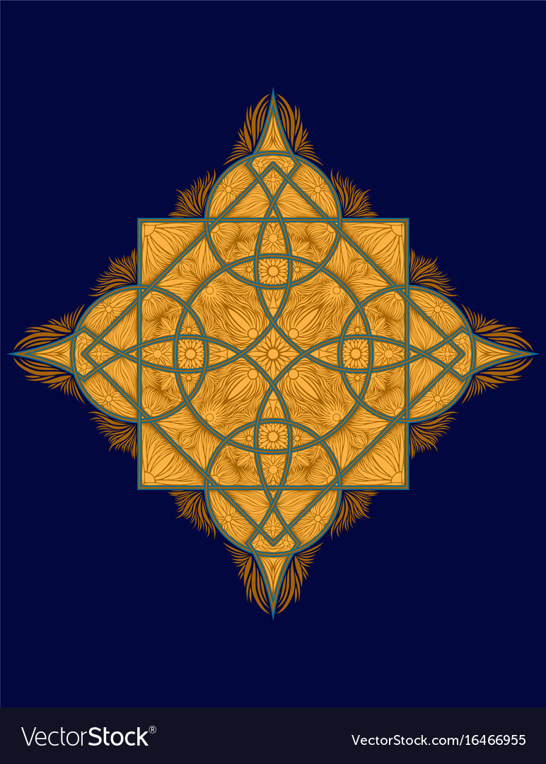 Pattern in oriental style