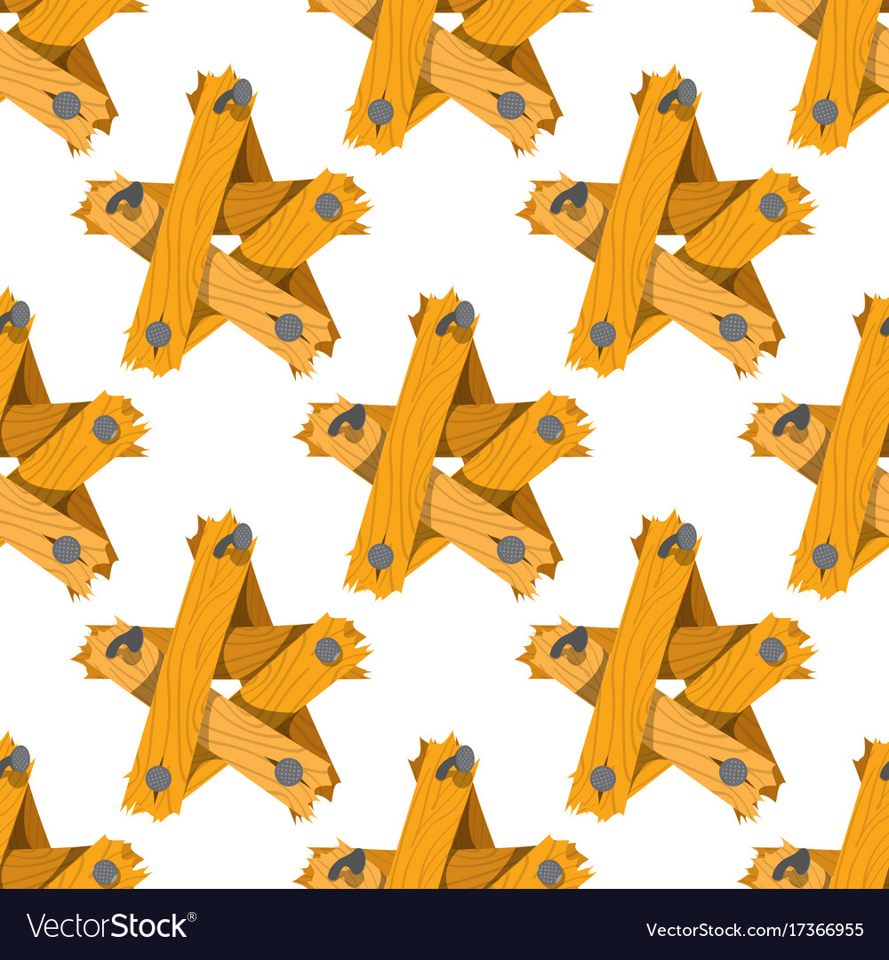 Seamless pattern for design surface with wooden