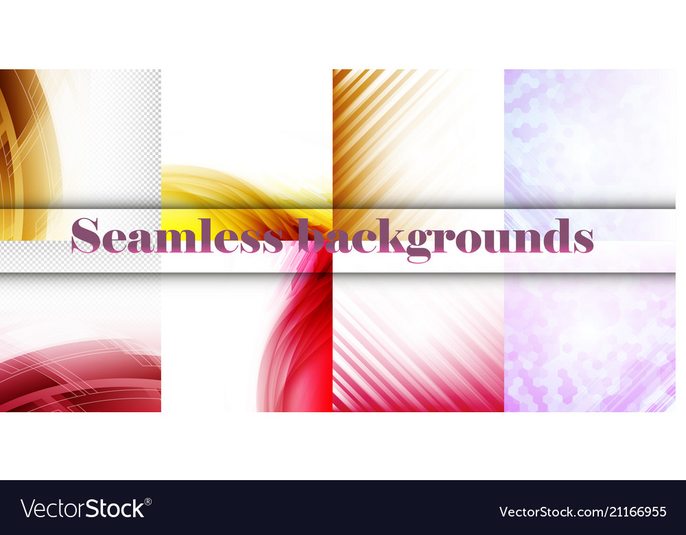 Set of seamless with large and small lines