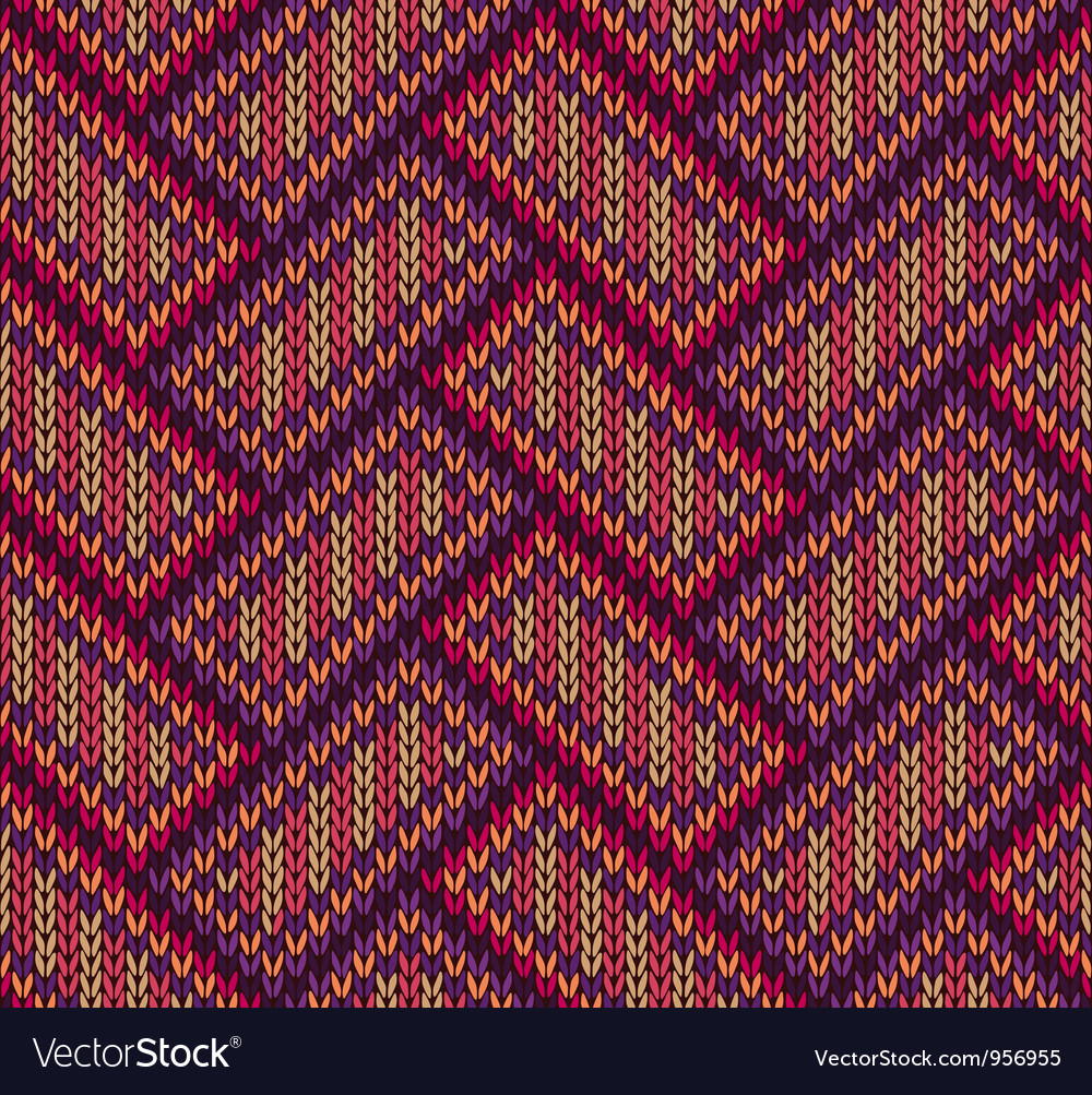 Style seamless knitted pattern