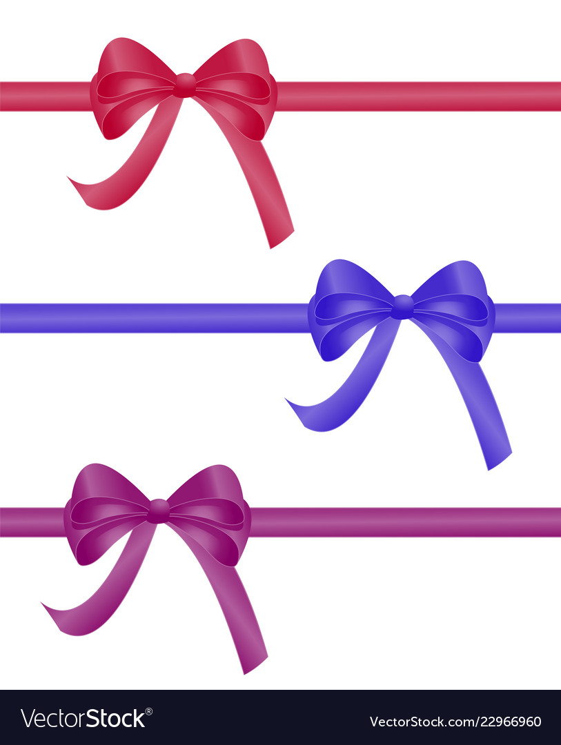 purple christmas bows and ribbons