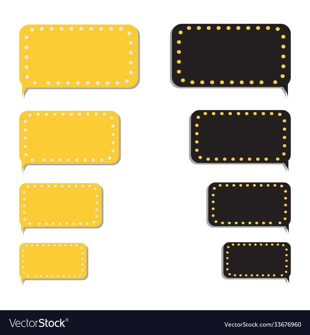 Empty bubble message template for smartphones