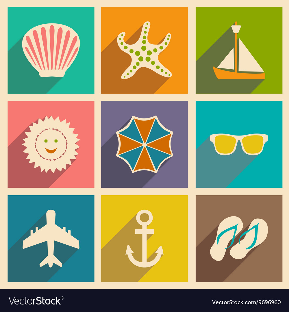 Flat with shadow concept and mobile application