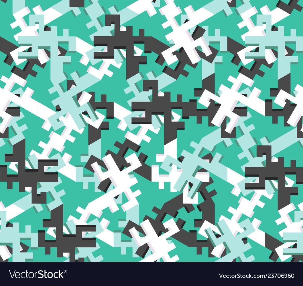 Geometric seamless pattern design chaos