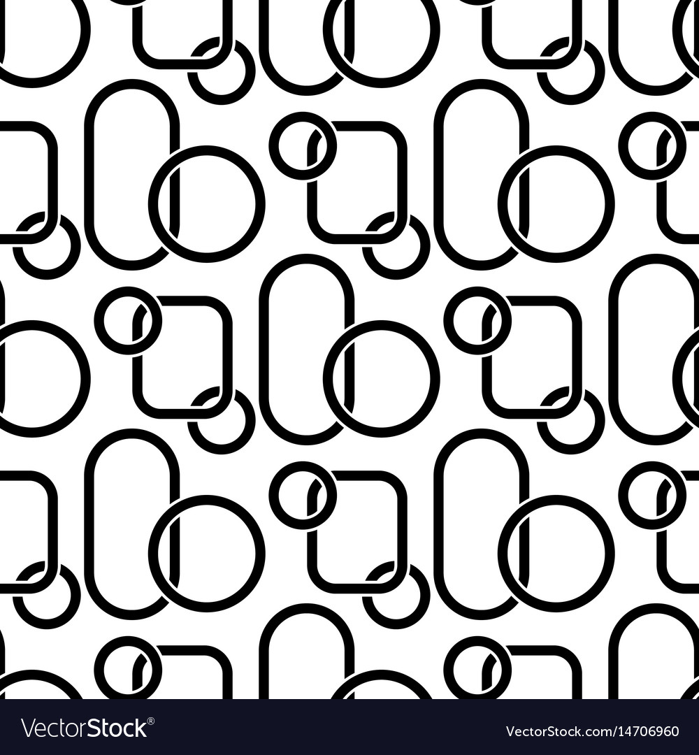 Geometric shape background seamless pattern