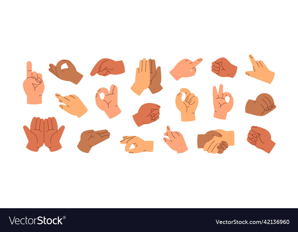 Hand Gestures & Expressions Collection