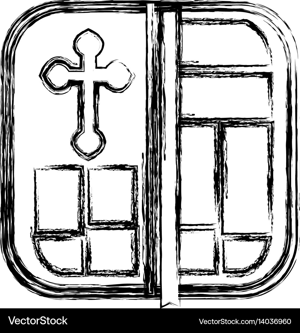 Holy bible christianity Royalty Free Vector Image
