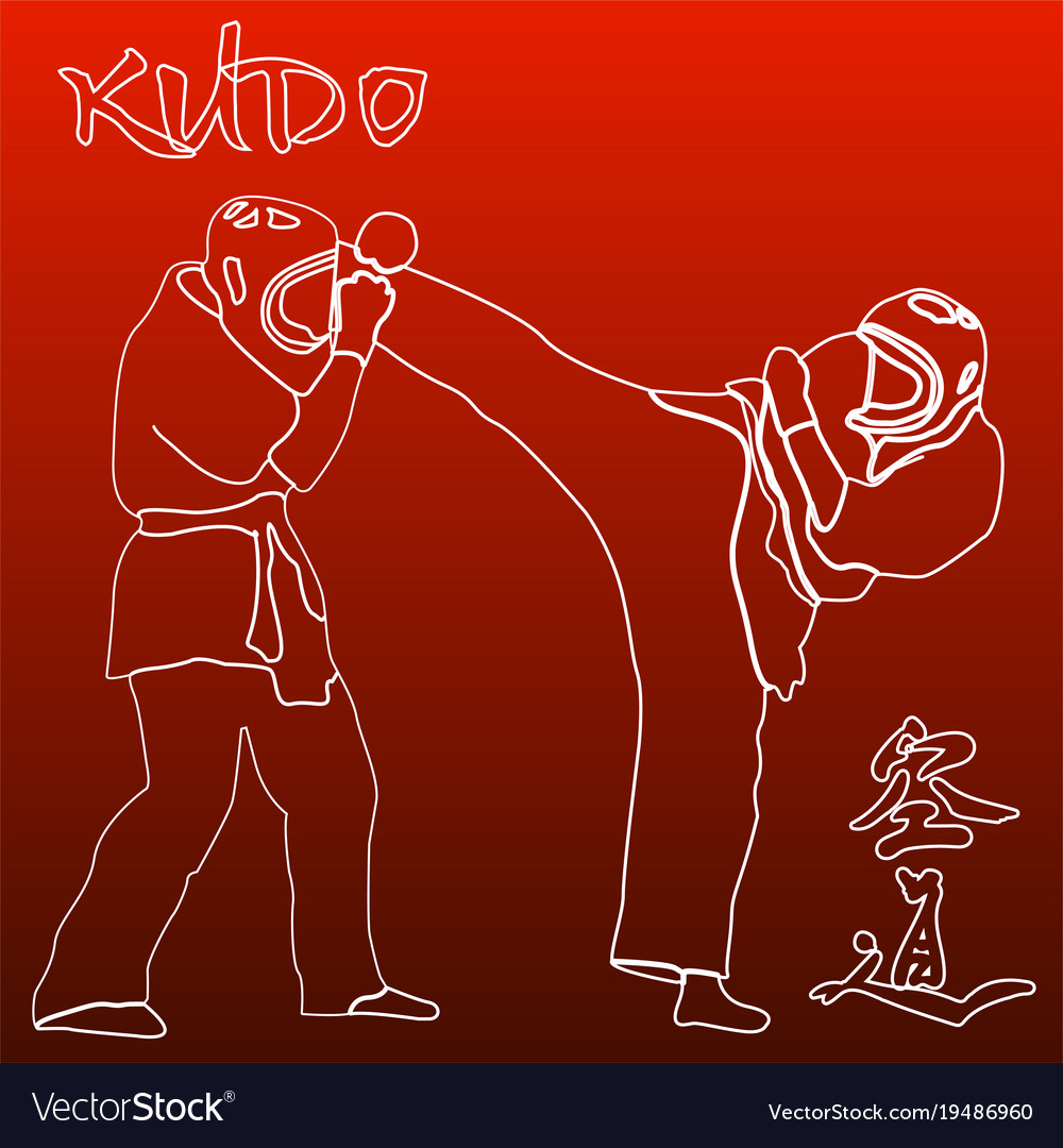Kudo martial arts fighters