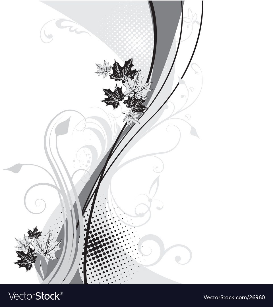 Maple Leaf Swirl Pattern