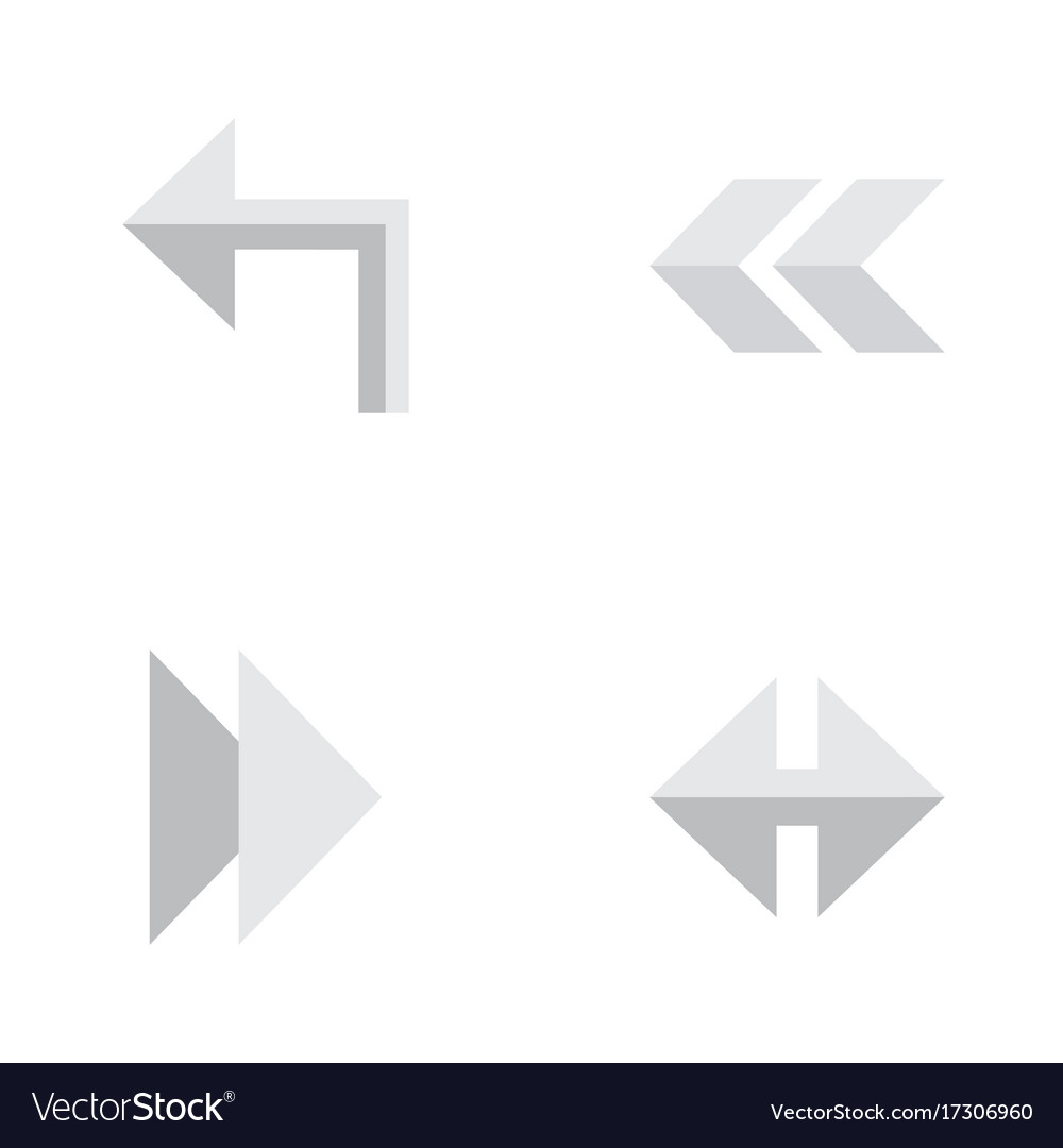 Set einfacher Zeigersymbole