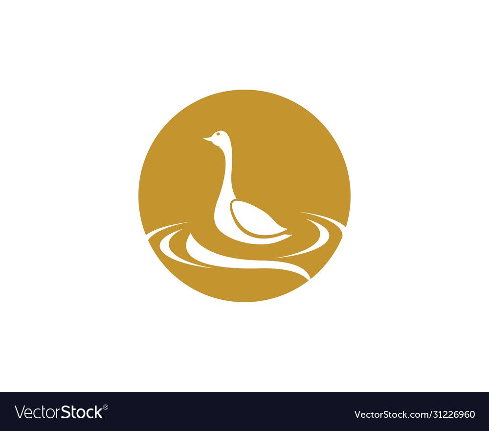 Swan icon template