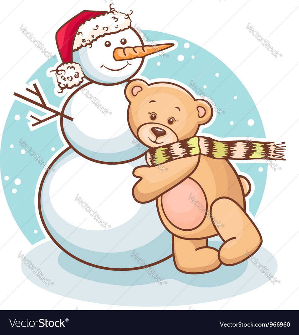 Teddy cheap bear snowman