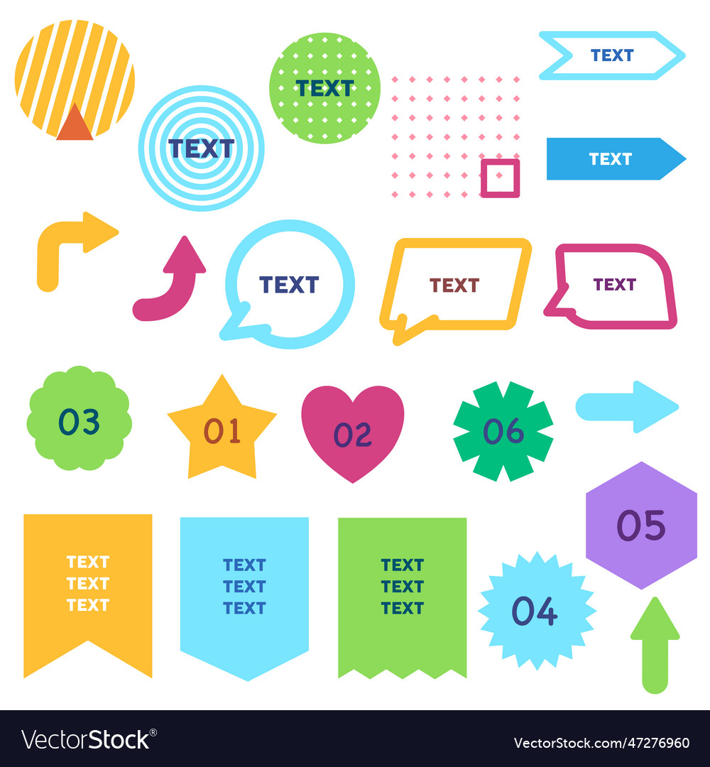 Text template dialogue speech bubble conversation vector image Text template dialogue speech bubble conversation