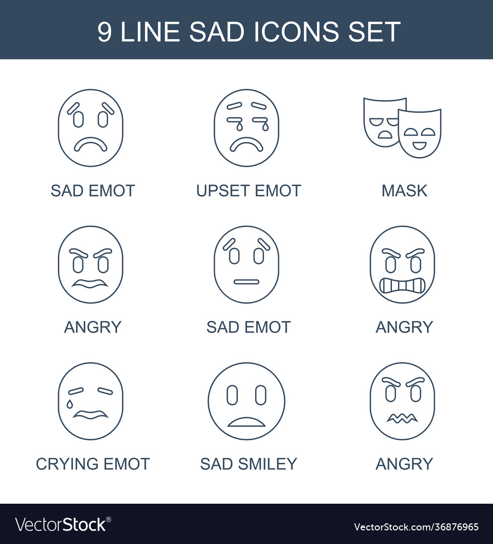 9 sad icons