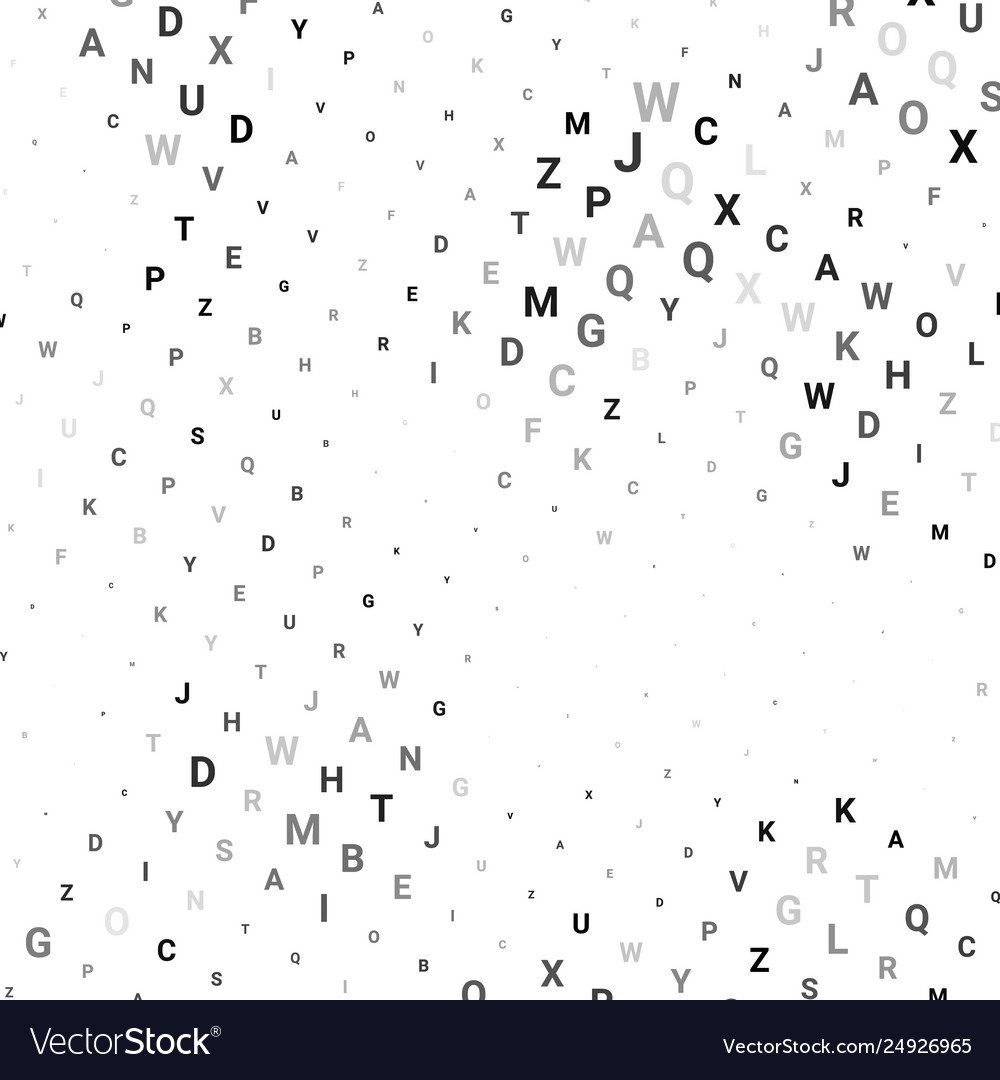 Abstract halftone texture with letters vector image Abstract halftone texture with letters