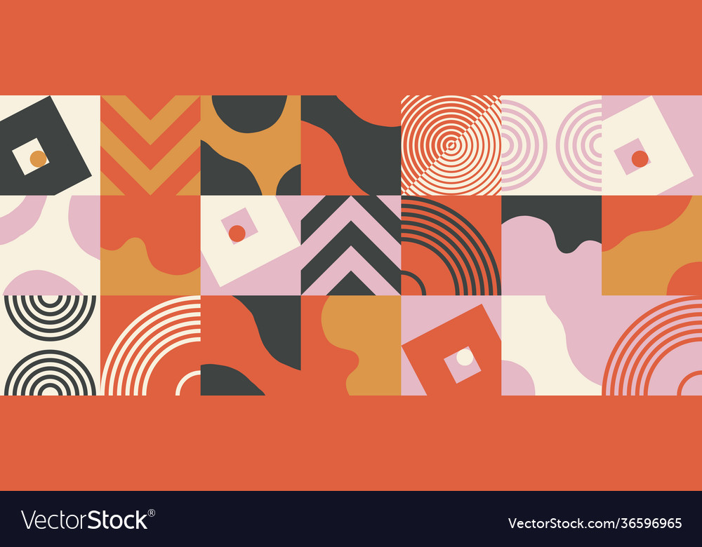 Abstract retro looking pattern vector image Abstract retro looking pattern