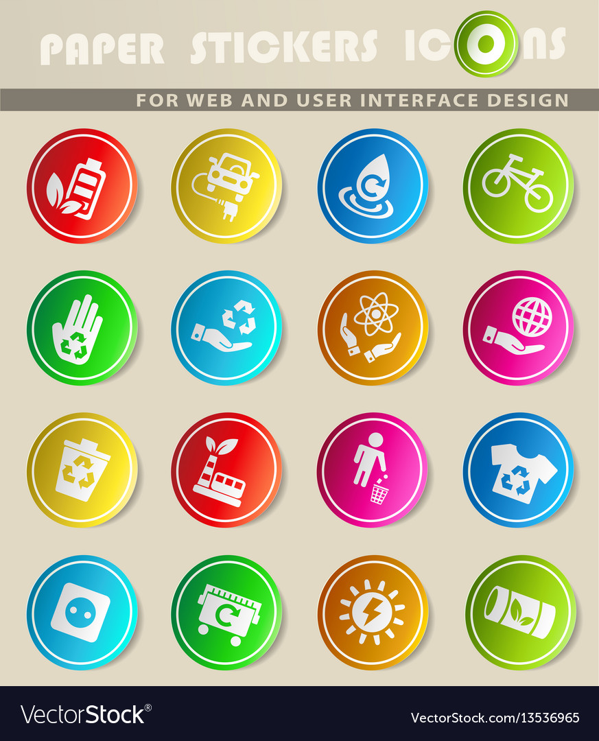 Alternative Energie Icon Set