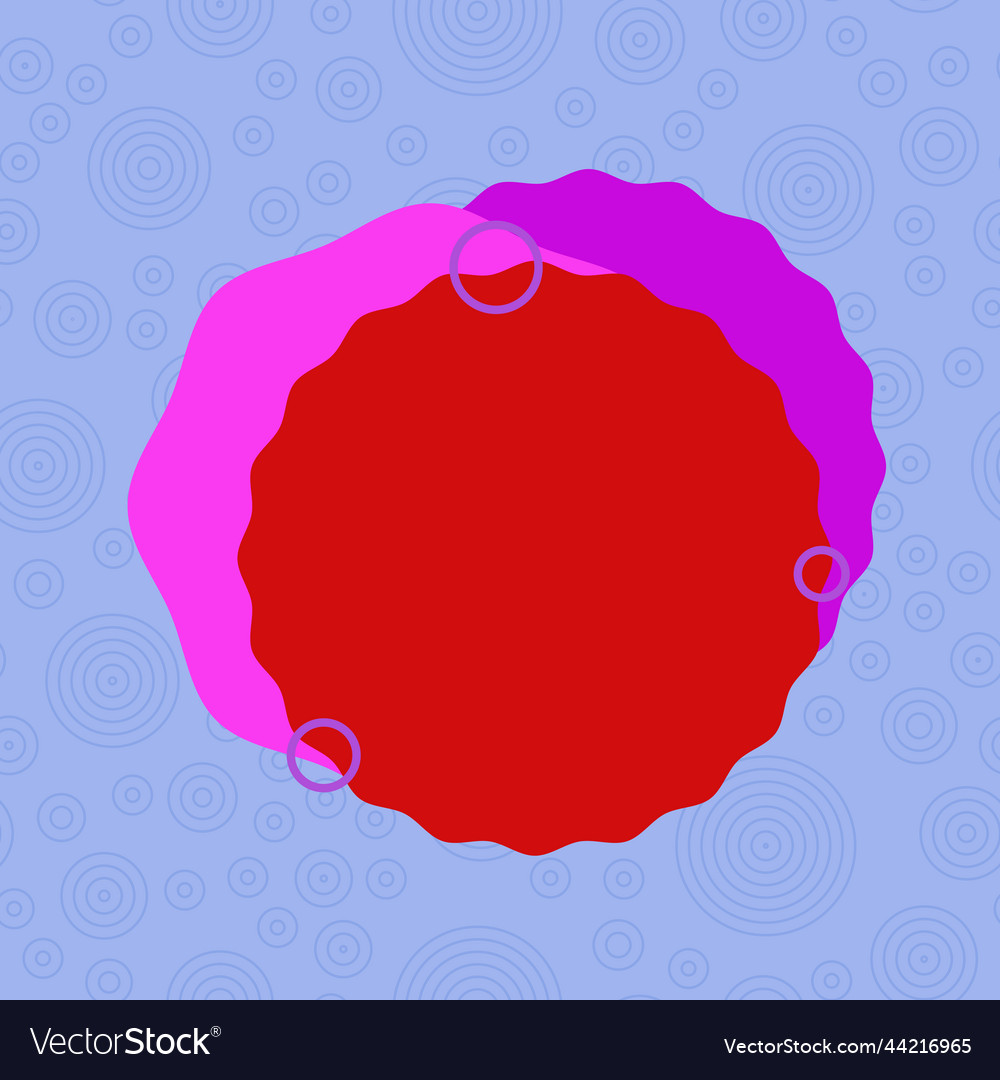 Asymmetrical unequal shaped form format Vector Image Asymmetrical unequal shaped form format