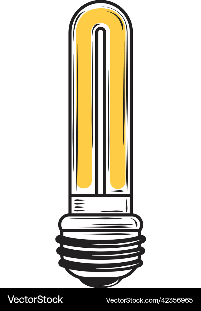 Icon light bulb Royalty Free Vector Image - VectorStock