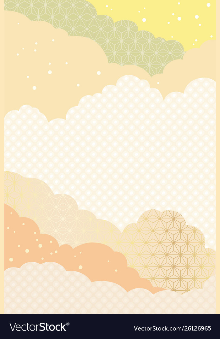 Japanese abstract pattern background vector image Japanese abstract pattern background