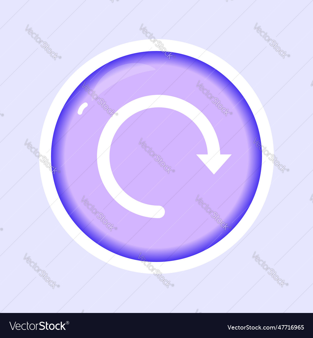 Refresh reload reset flat gradient icon