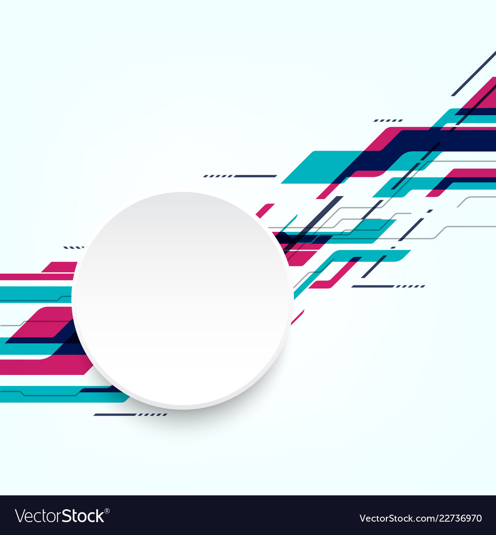 Abstract technology banner background design Vector Image